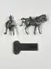 figurines en plomb soldats de la grande armée napoléonienne - 4 fusils avec baïonnettes