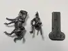 figurines en plomb soldats de la grande armée napoléonienne - cheval de dragon