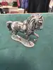figurines en plomb soldats de la grande armée napoléonienne - cheval de dragon,n dragon, drapeau autrichien porté par le dragon