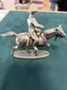 figurines en plomb soldats de la grande armée napoléonienne - chirurgien de première classe, cheval d'officier d'ordonance