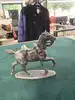 figurines en plomb soldats de la grande armée napoléonienne - officier d'infanterie de la ligne en tenue de campagne, cheval de co