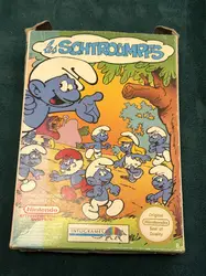 jeu nintendo nes/famicom les schtroumpfs