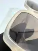 lunettes de soleil chanel ch5505 carrées pour femme monture beige et verres bruns