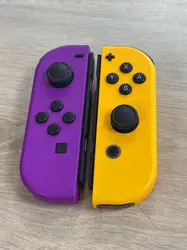 manettes nintendo joy-con violet/orange