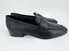 mocassins chanel en cuir noir