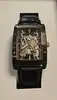 montre pierre lannier tonneau 306c4 - automatique - bracelet cuir