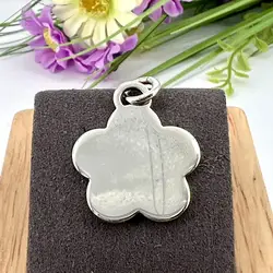 pendentif argent en forme de fleur argent 925 millième (22 ct) 5,49g