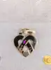 pendentif poiray coeur entrelacé moyen modèle or 750 millième (18 ct) 3,73g