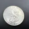 pièce 100 francs général la fayette 1987 argent 900 millième 15g