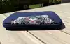 pochette / etui kenzo paris bleu marine broderie tigre