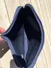 pochette / etui kenzo paris bleu marine broderie tigre
