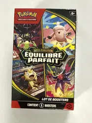 pokémon - lot de boosters méga-évolution - équilibre parfait (6 boosters) du jcc pokémon