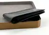 portefeuille dupont line en cuir noir