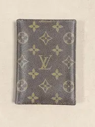 portes cartes louis vuitton vintage en toile monogramme