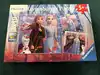 puzzle puzzles 3x49 p - le voyage commence / disney la reine des neiges 2