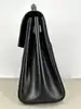 sac à main saint laurent le fermoir top handle en cuir lisse noir avec bandoulière ajustable et amovible