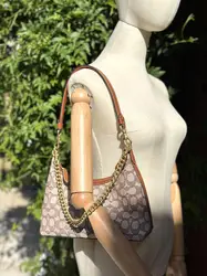 sac coach juliet 25 en tissu jacquard textile signature avec deux bandouliàres