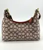 sac coach juliet 25 en tissu jacquard textile signature avec deux bandouliàres