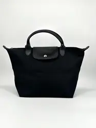 sac longchamp le pliage original taille m en toile noire