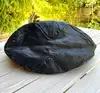 sac tote givenchy nightingale en cuir noir avec finition dorée