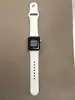 apple watch series 3 (gps, 38mm) boîtier en aluminium argent - bracelet sport blanc