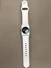 apple watch series 3 (gps, 38mm) boîtier en aluminium argent - bracelet sport blanc
