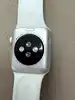 apple watch series 3 (gps, 38mm) boîtier en aluminium argent - bracelet sport blanc