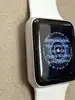apple watch series 3 (gps, 38mm) boîtier en aluminium argent - bracelet sport blanc