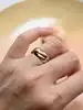 bague trinity avec trois anneaux en trois ors  or 750 millième (18 ct) 4,98g