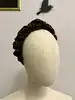 bandeau cheveux marron