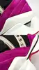 baskets christian louboutin 123 run noir, fuchsia et léopard t40