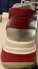 baskets claudie pierlot adatis blanches rouges et argentées