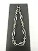 bracelet des maillons ovales lisses et des motifs ajourés en filigrane argent autre 4,99g