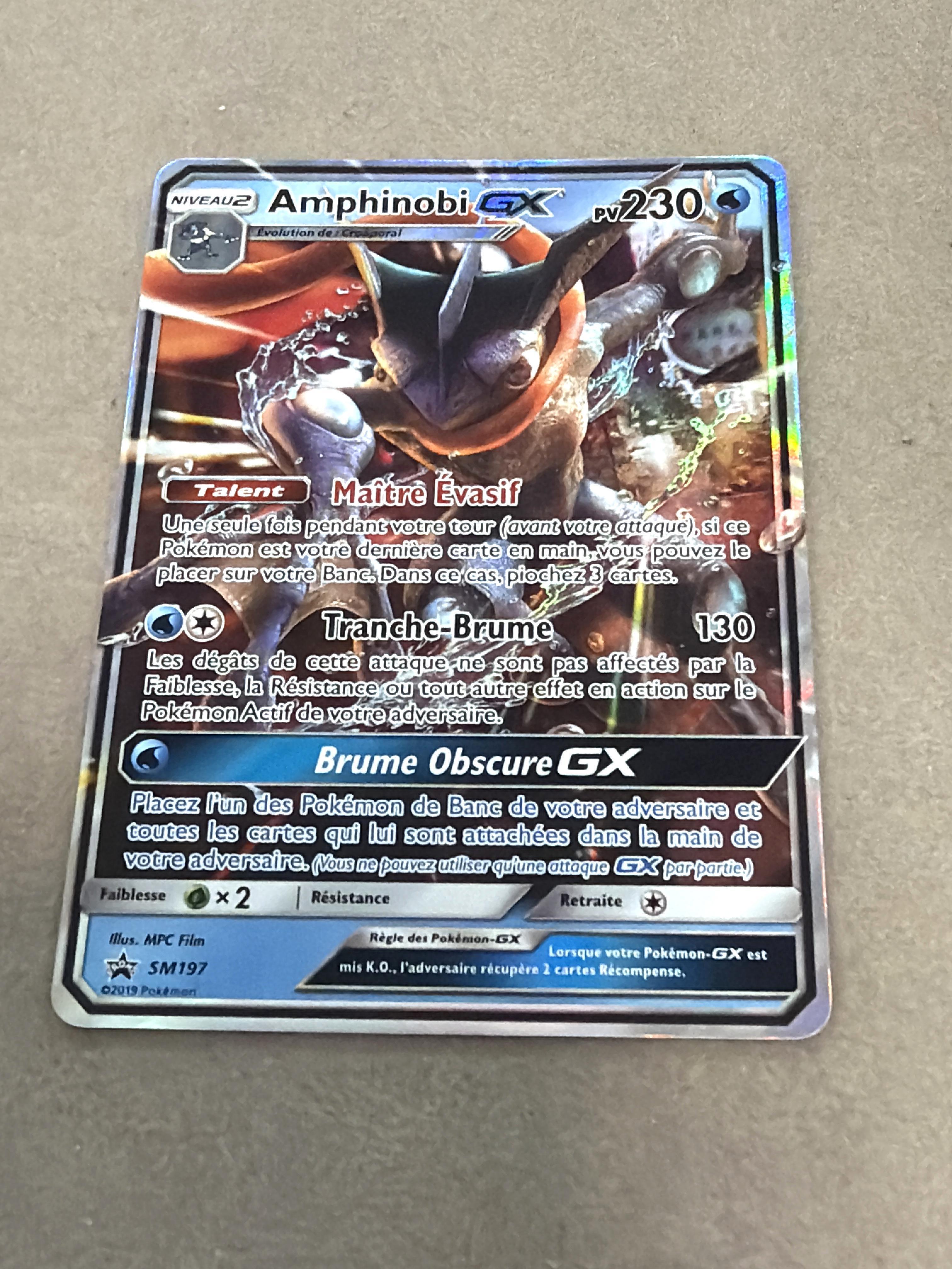 Carte Pokémon Amphinobi GX SM197