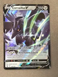 carte pokémon corvaillus v 109/163
