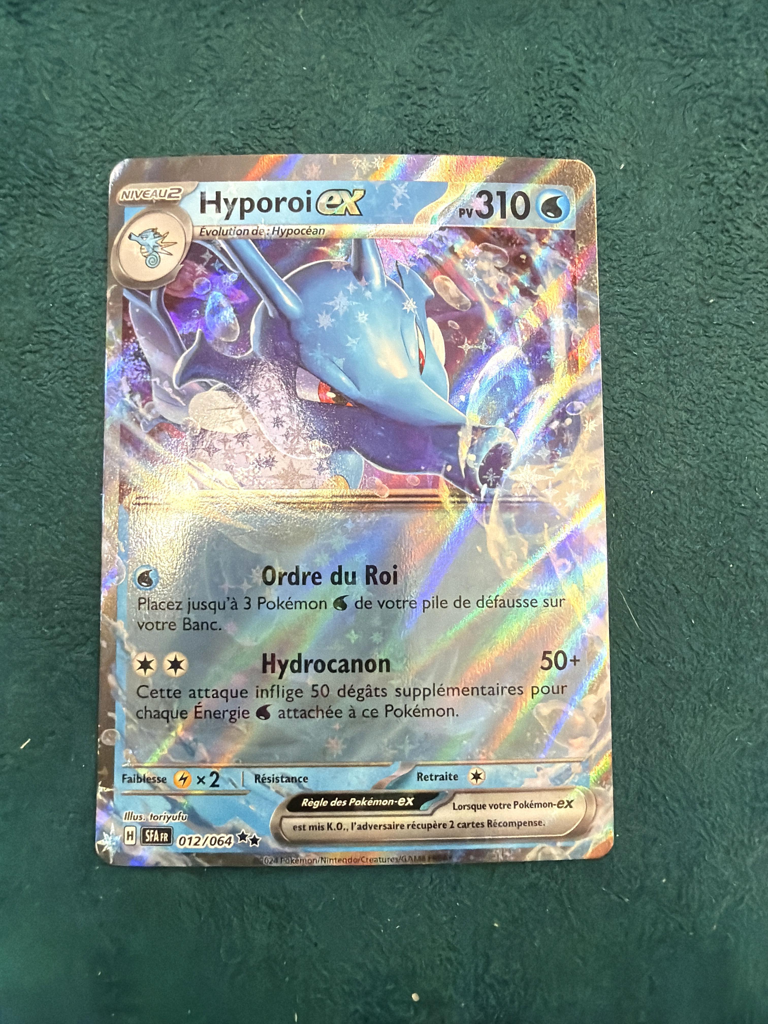 Carte Pokemon Hyporoi Ex 012/064