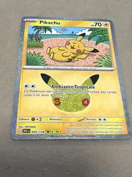 carte pokémon pikachu 21/30 - 043/128 - 30 ans