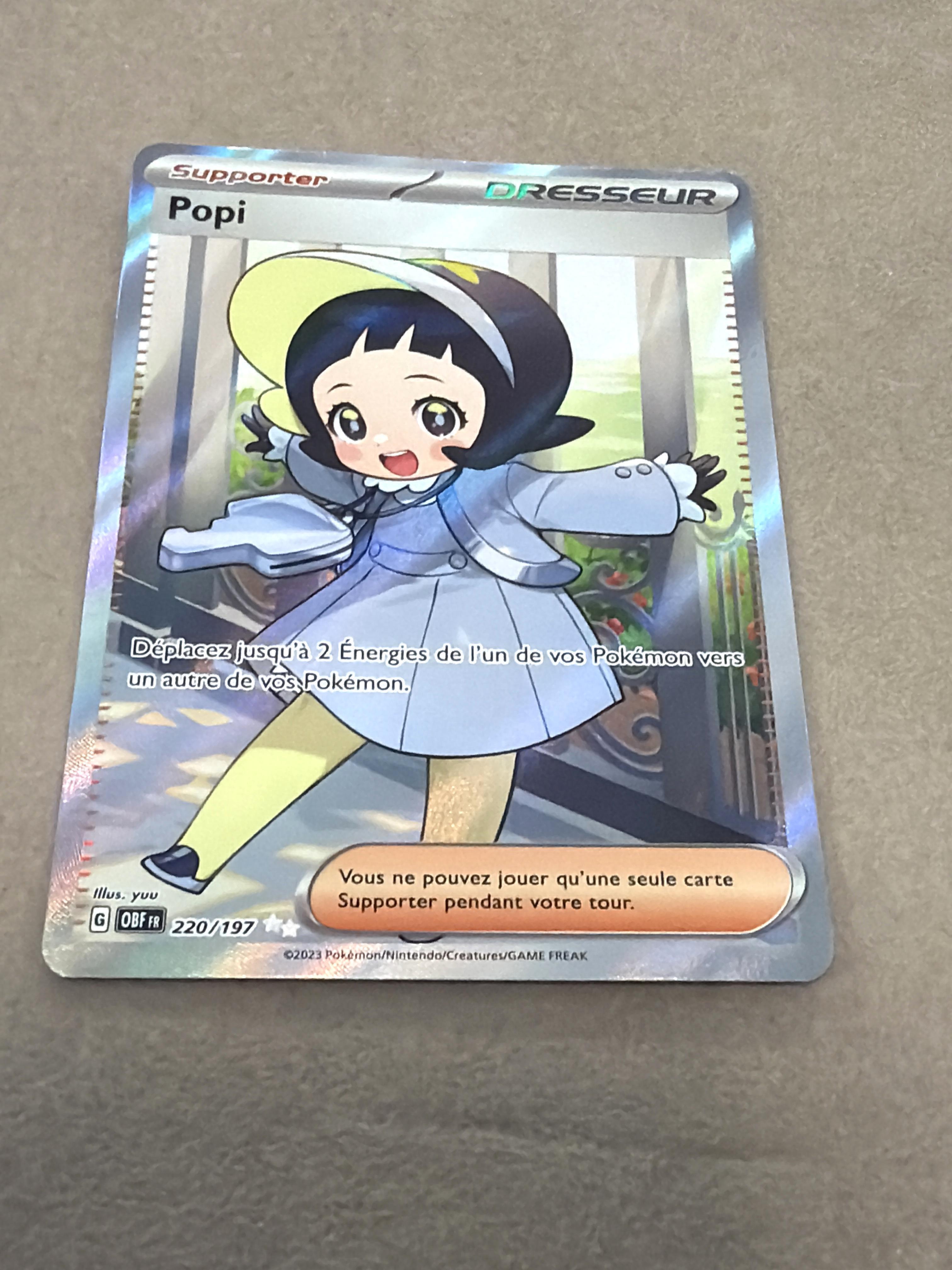 Carte Pokémon Popi 220/197