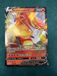 carte pokémon scolocendre v 033/189 épée & bouclier ténèbres embrasées