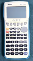 casio graph 35+usb - calculatrice scientifique graphique - port usb - blanche