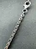 chaîne en argent maille forçat l41,5cm argent 925 millième (22 ct) 9,69g