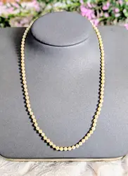 collier de perles de culture avec un fermoir en or or 750 millième (18 ct) 7,49g
