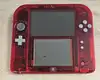 console nintendo 2ds rouge transparent inclus pokemon red version