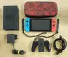 console nintendo switch rouge fluorescent/ bleu neon
