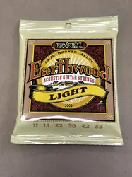 corde de guitar acoustiques ernie ball earthwood light 80/20 bronze - calibre 11 - 52