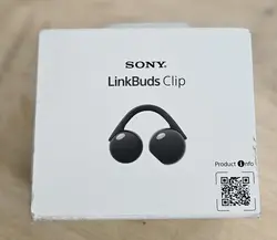 ecouteurs ouverts sans fil sony linkbuds clip wf - lc900 avec réduction active du bruit noir