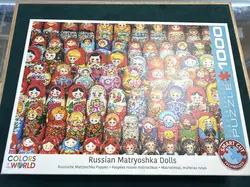 eurographics 6000-5562 puzzle russe matrioshka dolls dog(s), varié, taille unique