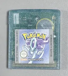 jeu gameboy color gbc pokémon version cristal (crystal)