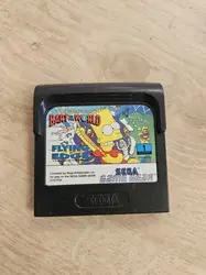jeu sega game gear the simpsons bart vs the world