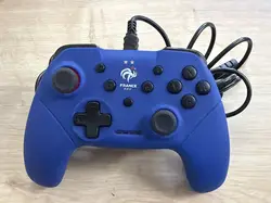 manette filaire konix fff bleu - pour nintendo switch
